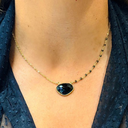 Dainty Onyx Necklace