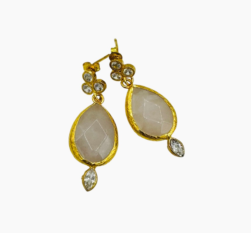 Rose Quartz Earrings