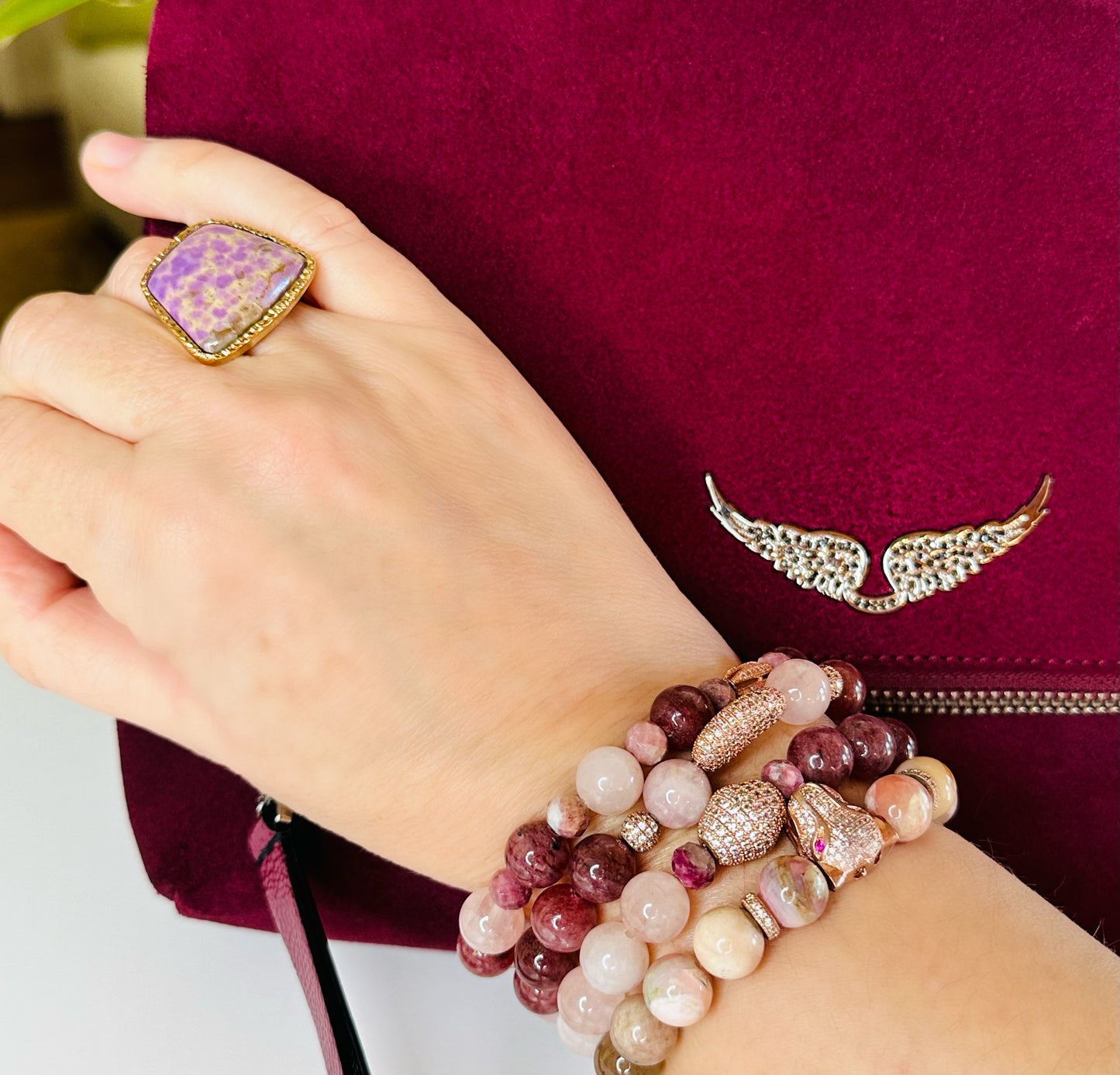 Kunzite Ring