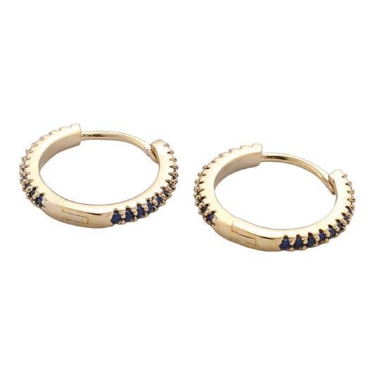 Timeless Hoop CZ Earrings