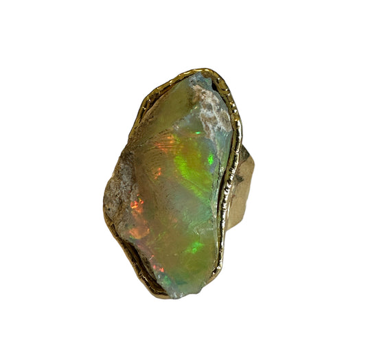 Ethiopian Opal Ring