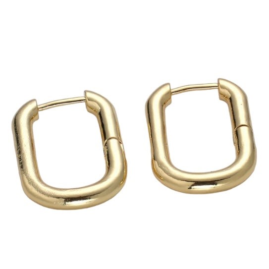 Rectangle Hoop Earrings