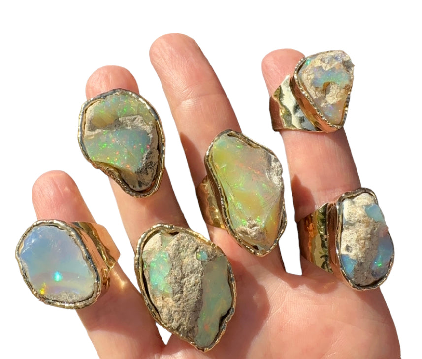 Ethiopian Opal Ring