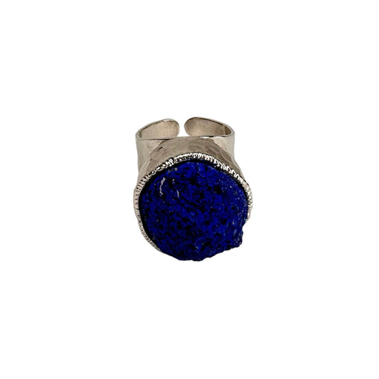 Blue Moroccan Azurite Ring