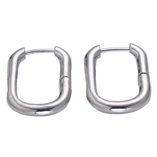 Rectangle Hoop Earrings