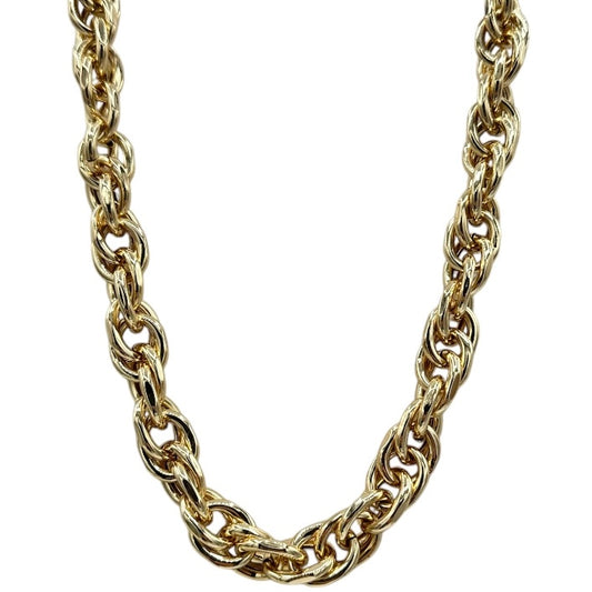 Chunky Twisted Oval Necklace