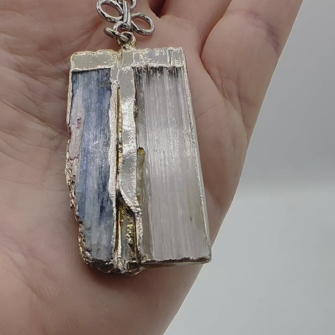 Video-of-kyanite-and-selenite-necklace-moving=belaroca-jewelry