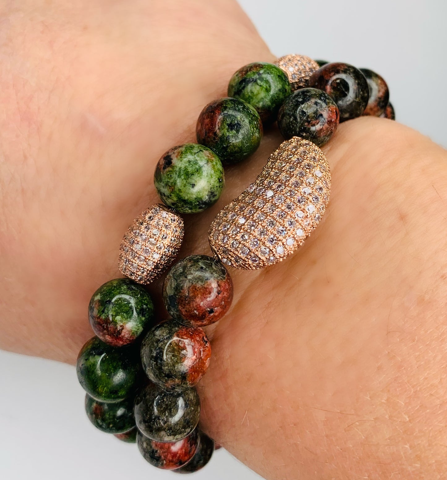 Ruby Zoisite Bracelet - Belaroca Jewelry