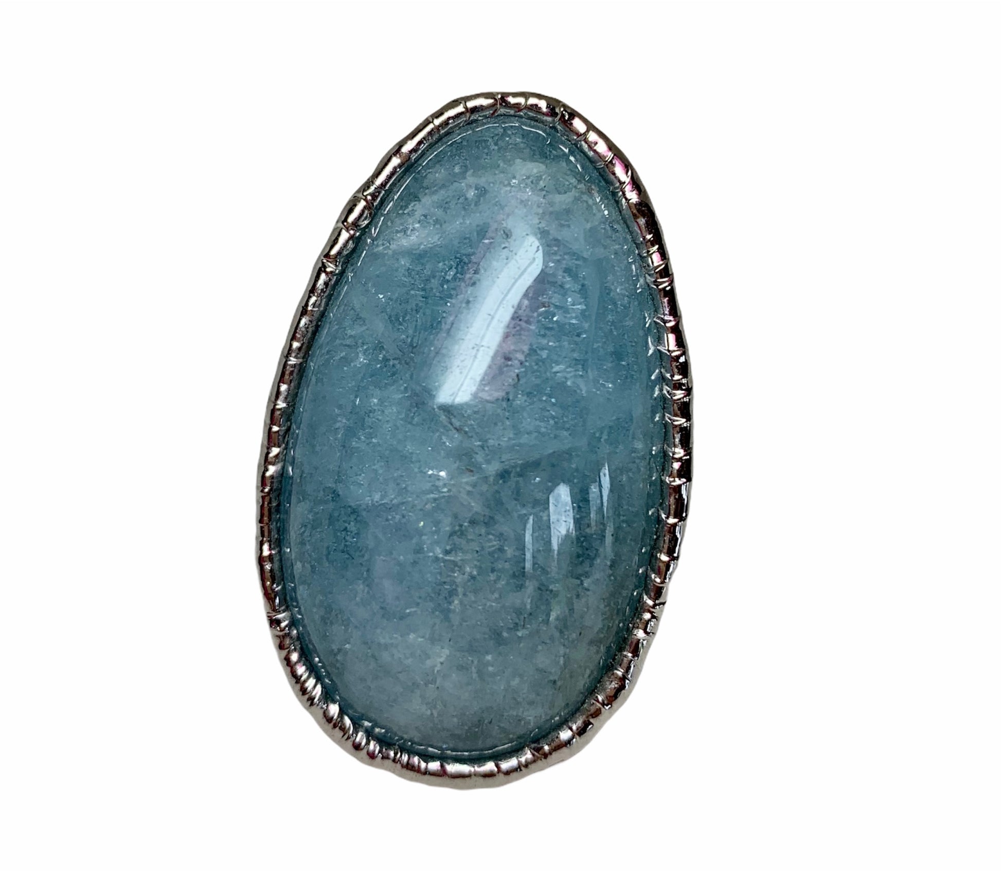 Aquamarine Cuff Ring - Belaroca Jewelry