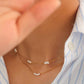 Genuine Freshwater Pearl Necklace in Gold