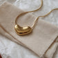 18K Gold-Plated Puffy Heart Necklace