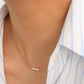 Genuine Freshwater Pearl Necklace in Gold