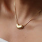 18K Gold-Plated Puffy Heart Necklace