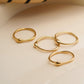 Minimalist Band Rings