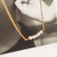 Genuine Freshwater Pearl Necklace in Gold