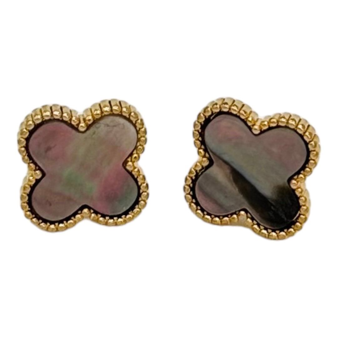 Four Leaf Clover Stud Earrings