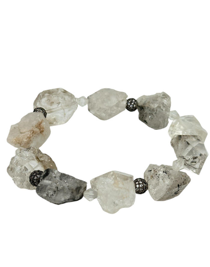 Herkimer Diamond Stretch Bracelet