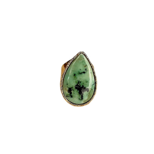 Green Variscite Ring