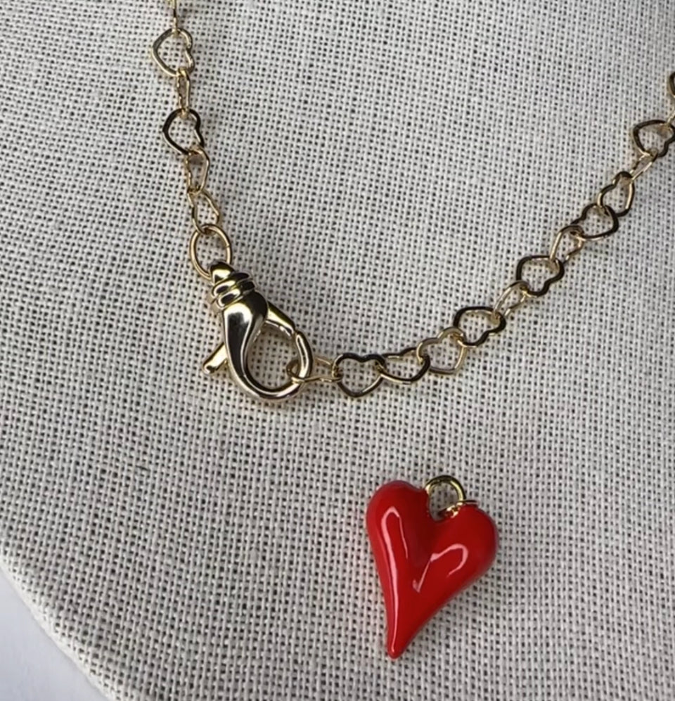 Gold Heart Necklace