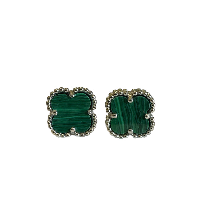 Mini Stud Clover Earrings