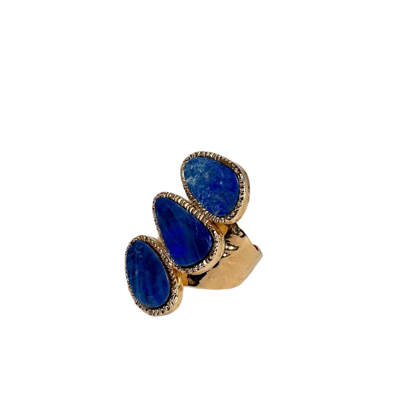 Blue Australian Opal Ring