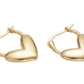 Heart Hoop Earrings