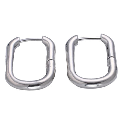 Rectangle Hoop Earrings