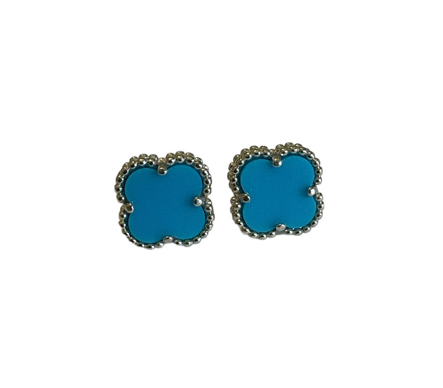 Mini Stud Clover Earrings