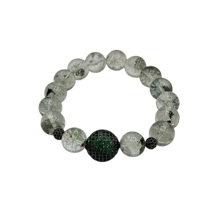 Green Phantom Quartz Stretchy Bracelet (Copy)