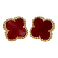 Four Leaf Clover Stud Earrings