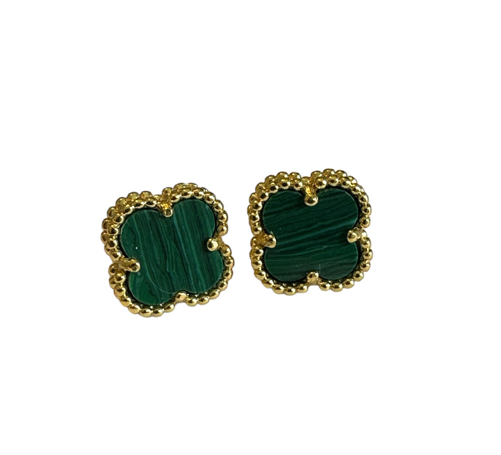 Mini Stud Clover Earrings