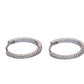Cubic Zirconia Hoop Earrings