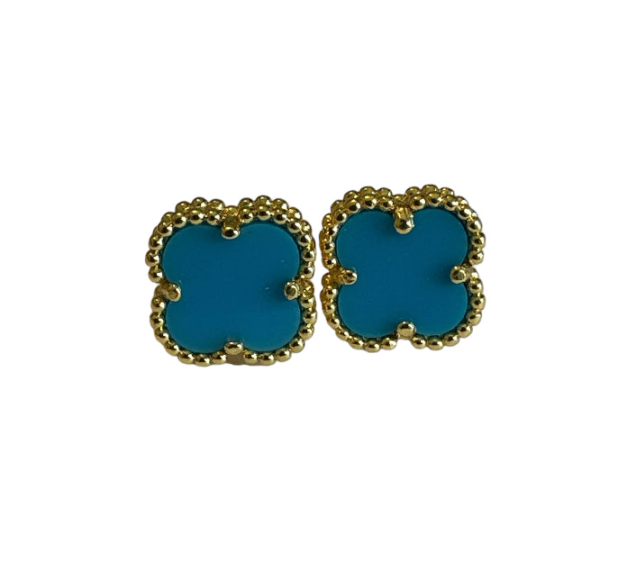 Mini Stud Clover Earrings