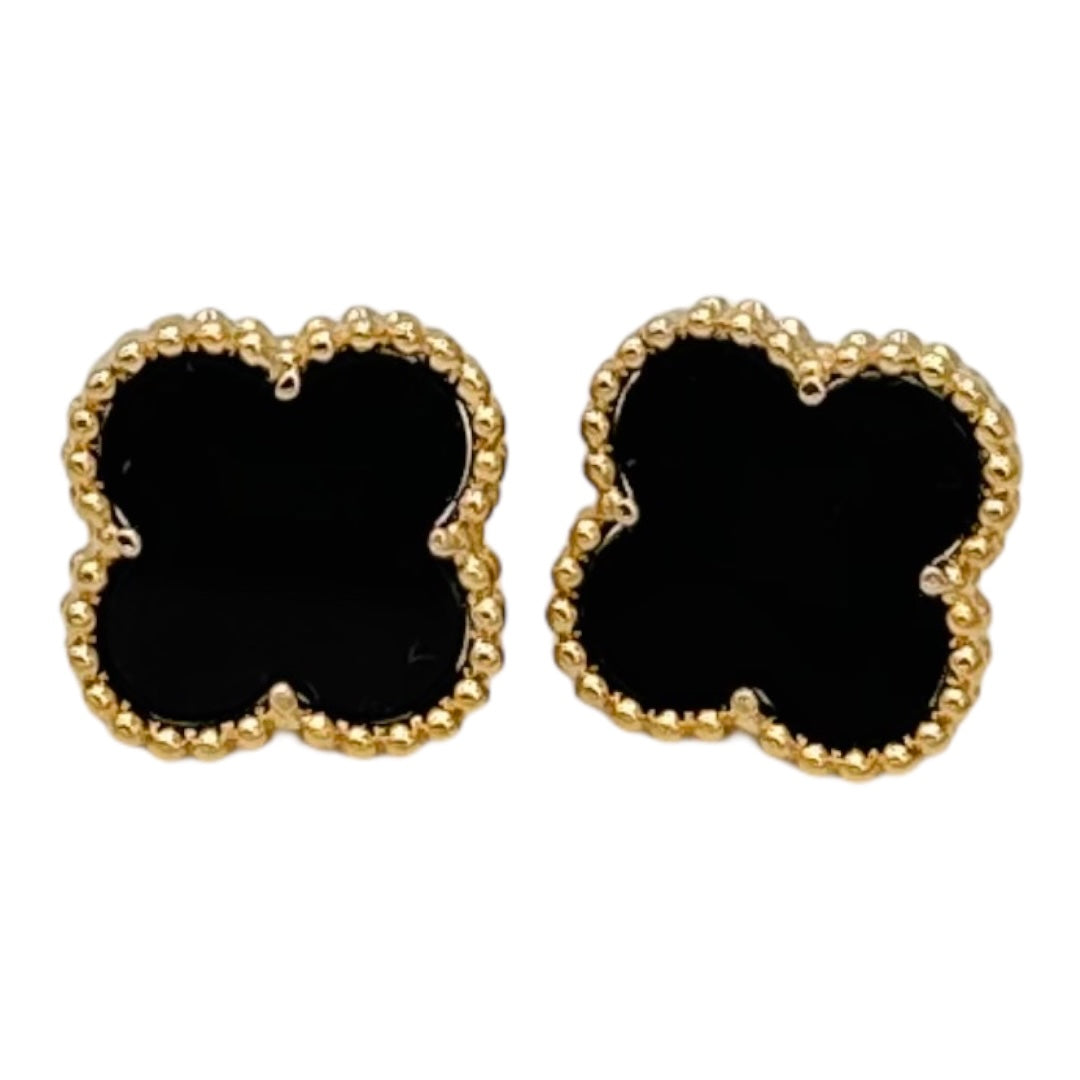 Four Leaf Clover Stud Earrings