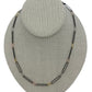 Mixed Metal Paper Clip Necklace - Gold & Black