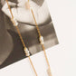 Genuine Freshwater Pearl Necklace in Gold