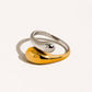 Two-Tone Twist Ring