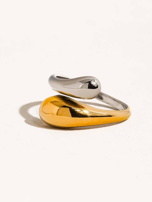 Two-Tone Twist Ring