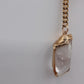 Herkimer Diamond & Danburite Lariat Necklace