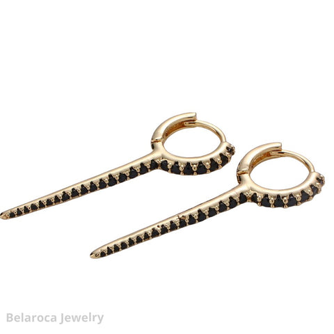 Huggie Spike Earrings - Belaroca Jewelry