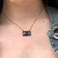 Labradorite Bar Necklace - Belaroca Jewelry