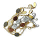 Silver Tone Druzy Bracelet - Belaroca Jewelry