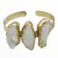 Crystal Quartz  Bangle - Belaroca Jewelry